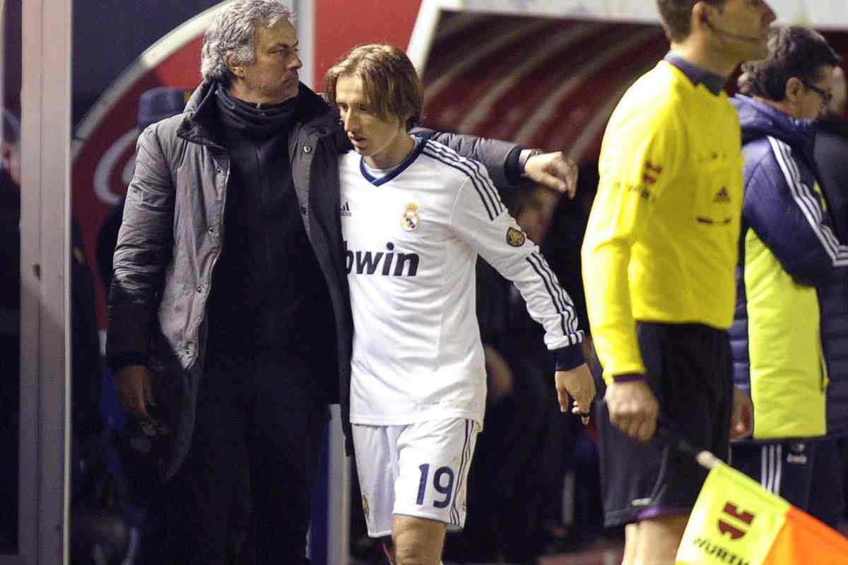 Mourinho Modric Roma